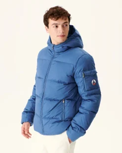 Donzen Jassen & Jacks-JOTT Doudoune A Capuche Grand Froid Bleu Jeans Toledo 140 Blue Jeans