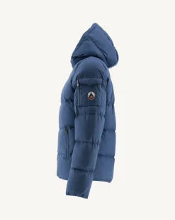Donzen Jassen & Jacks-JOTT Doudoune A Capuche Grand Froid Bleu Jeans Toledo 140 Blue Jeans