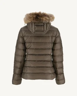 Donzen Jassen & Jacks-JOTT Doudoune A Capuche Grand Froid Taupe Luxe 808 Taupe