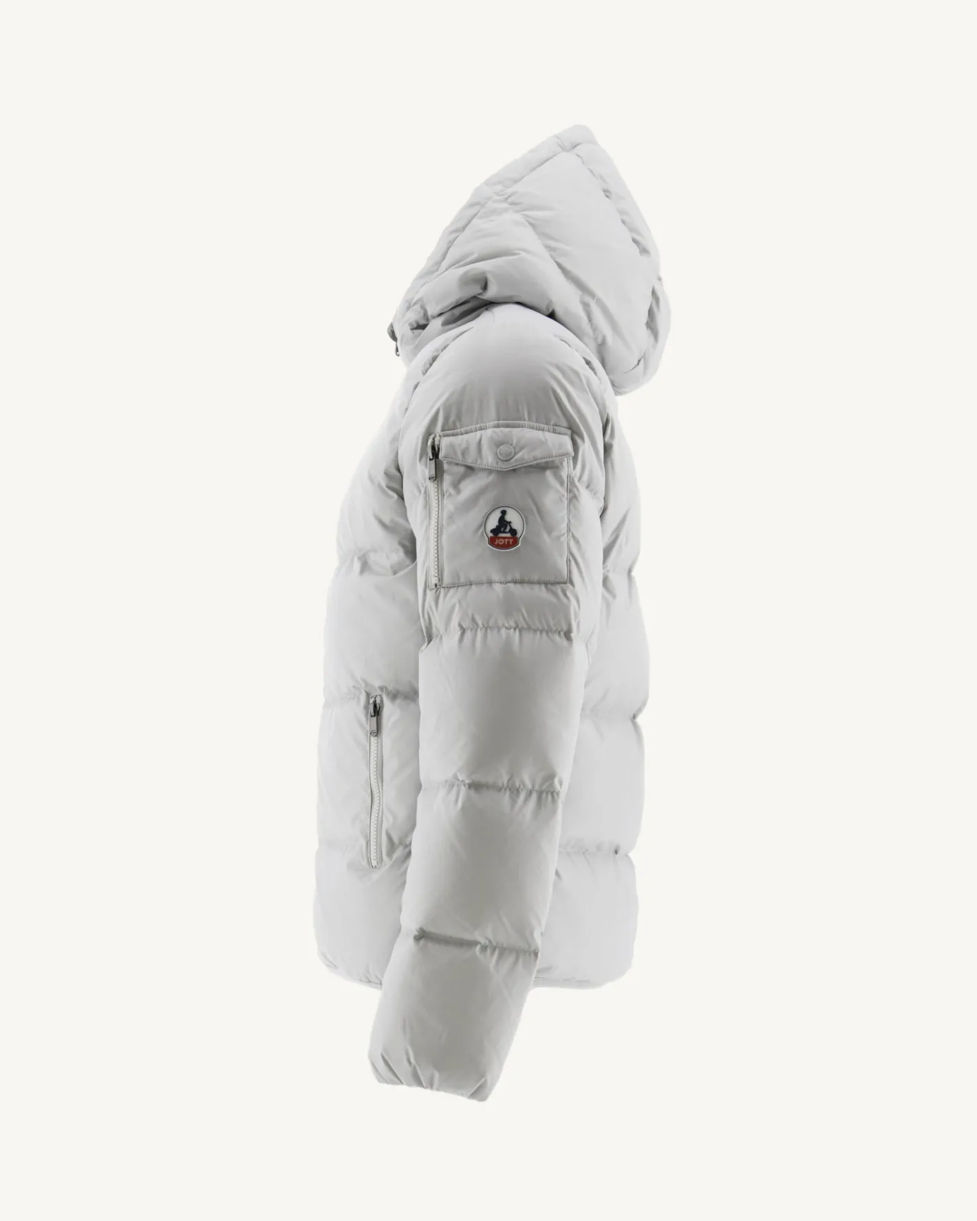 Donzen Jassen & Jacks-JOTT Doudoune A Capuche Grand Froid Gris Clair Toledo 532 Soft Grey