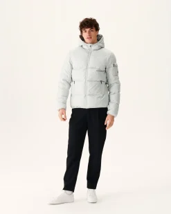 Donzen Jassen & Jacks-JOTT Doudoune A Capuche Grand Froid Gris Clair Toledo 532 Soft Grey