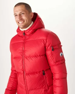 Donzen Jassen & Jacks-JOTT Doudoune A Capuche Grand Froid Rouge Java 300 Red