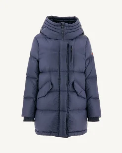 Donzen Jassen & Jacks-JOTT Doudoune A Capuche Grand Froid Marine Delhi 104 Marine