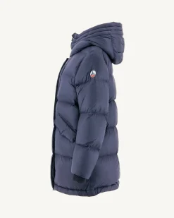 Donzen Jassen & Jacks-JOTT Doudoune A Capuche Grand Froid Marine Delhi 104 Marine