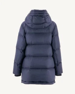 Donzen Jassen & Jacks-JOTT Doudoune A Capuche Grand Froid Marine Delhi 104 Marine