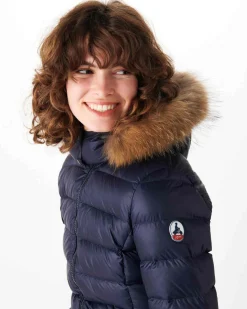 Donzen Jassen & Jacks-JOTT Doudoune A Capuche Grand Froid Marine Luxe 104 Marine