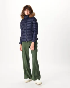 Donzen Jassen & Jacks-JOTT Doudoune A Capuche Grand Froid Marine Luxe 104 Marine