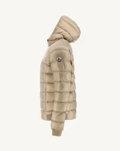 Donzen Jassen & Jacks-JOTT Doudoune A Capuche Grand Froid Beige Nat 804 Beige