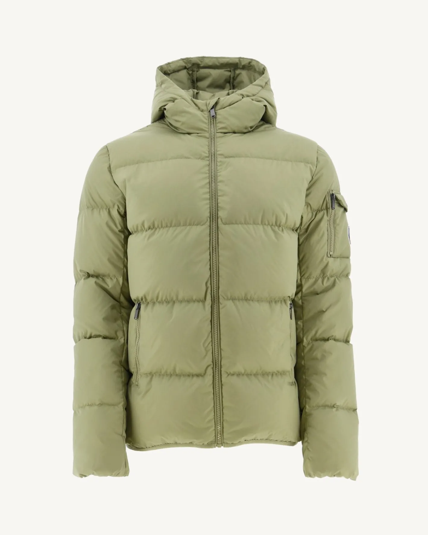 Donzen Jassen & Jacks-JOTT Doudoune A Capuche Grand Froid Kaki Clair Toledo 247 Bush