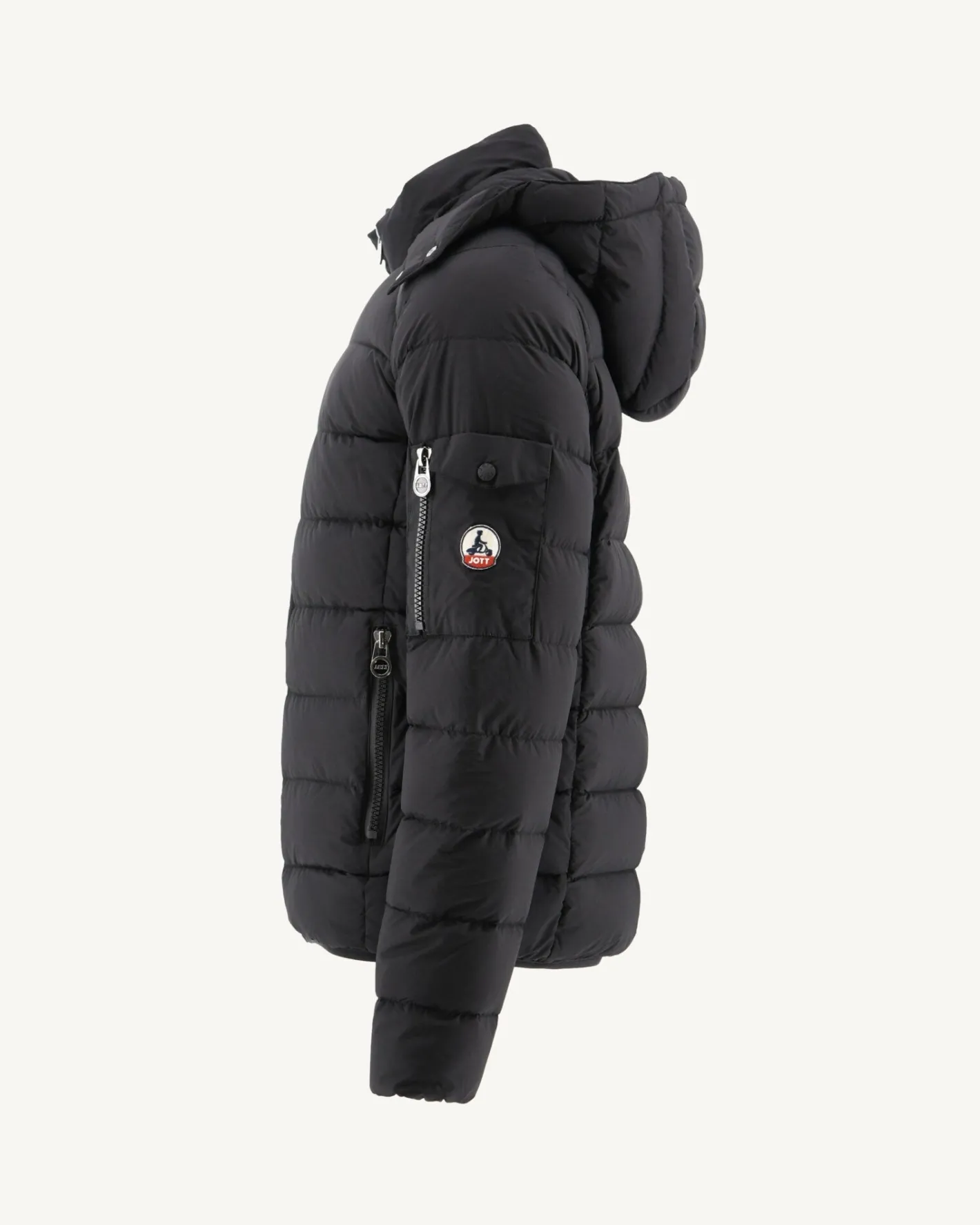 Donzen Jassen & Jacks-JOTT Doudoune A Capuche Grand Froid Noir Adrien 999 Black