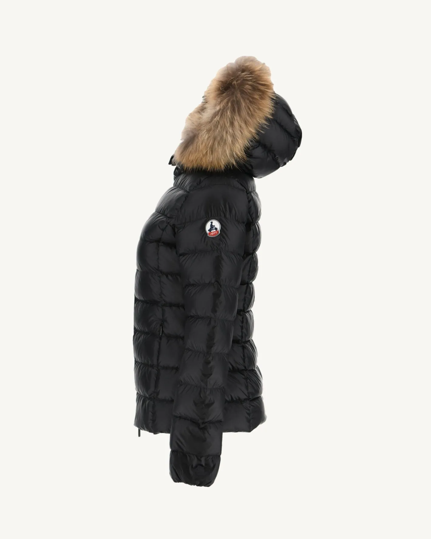 Donzen Jassen & Jacks-JOTT Doudoune A Capuche Grand Froid Noir Luxe 999 Black
