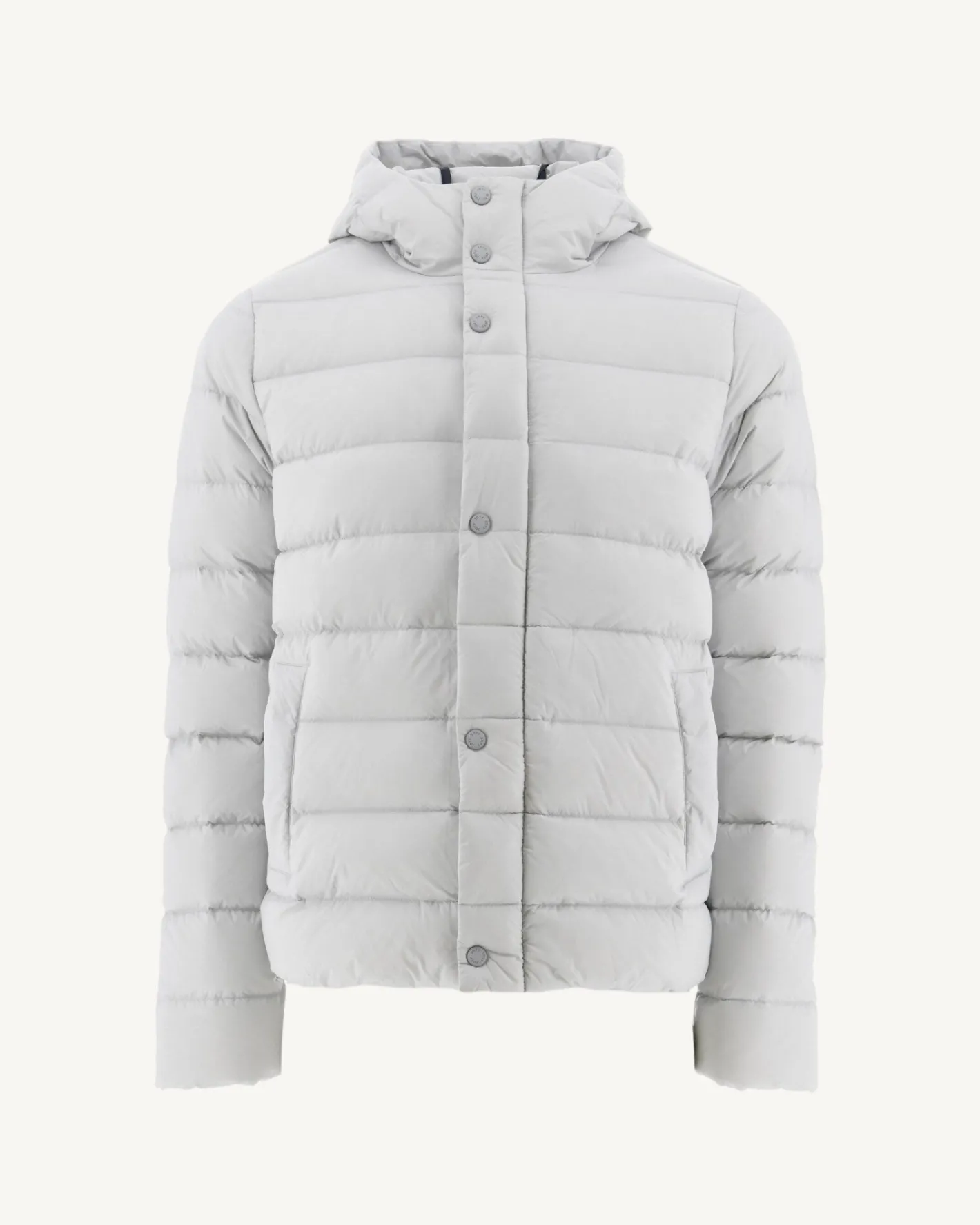 Donzen Jassen & Jacks-JOTT Doudoune A Capuche Gris Clair Jorge 532 Soft Grey