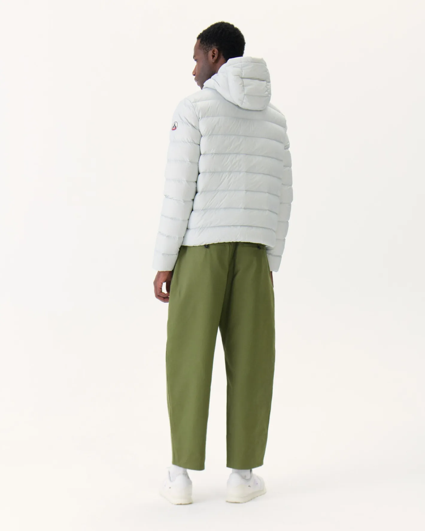 Donzen Jassen & Jacks-JOTT Doudoune A Capuche Gris Clair Jorge 532 Soft Grey