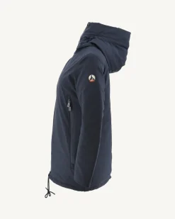 Donzen Jassen & Jacks-JOTT Doudoune A Capuche Marine Siberie 104 Marine