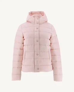 Donzen Jassen & Jacks-JOTT Doudoune Droite A Capuche Rose Clair Jane 463 Soft Pink