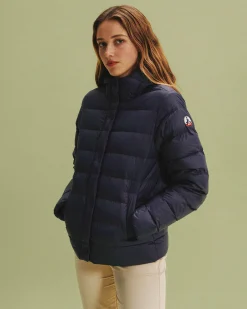 Donzen Jassen & Jacks-JOTT Doudoune Droite A Capuche Marine Jane 104 Navy