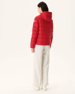 Donzen Jassen & Jacks-JOTT Doudoune Droite A Capuche Rouge Jane 300 Red