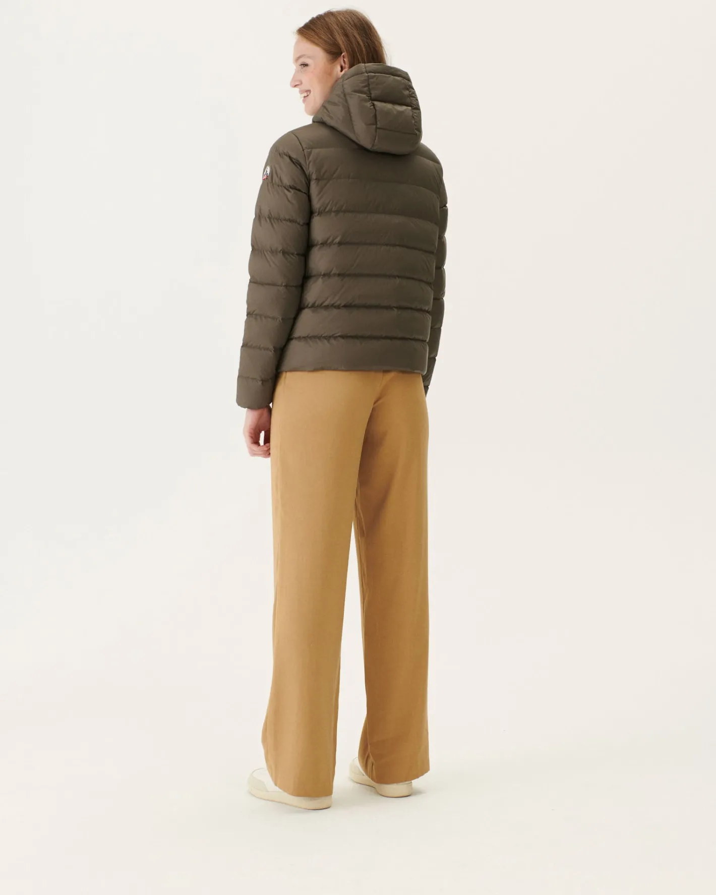 Donzen Jassen & Jacks-JOTT Doudoune Droite A Capuche Taupe Jane 808 Taupe