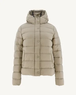 Donzen Jassen & Jacks-JOTT Doudoune Droite A Capuche Beige Jane 804 Beige