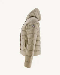 Donzen Jassen & Jacks-JOTT Doudoune Droite A Capuche Beige Jane 804 Beige