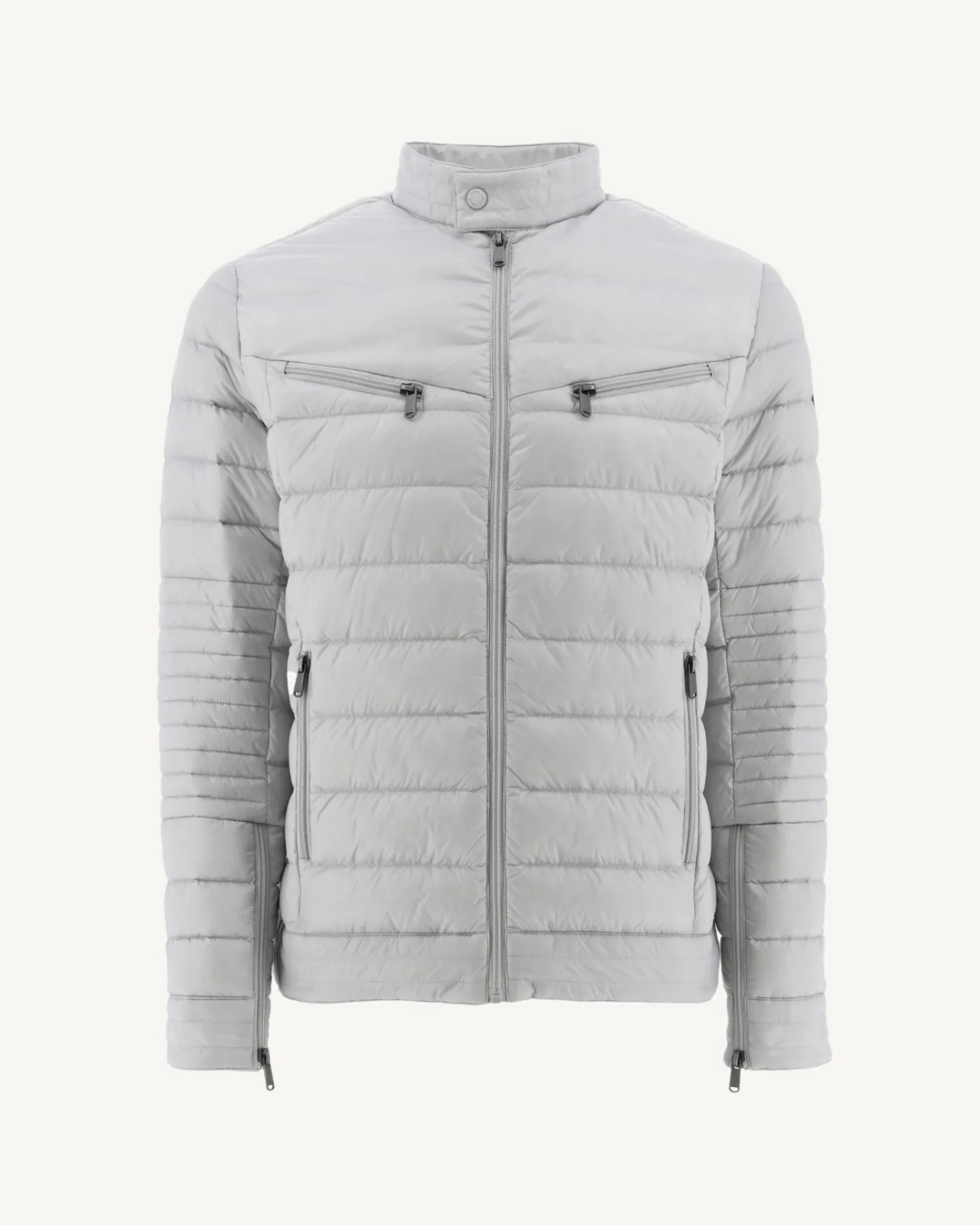 Donzen Jassen & Jacks-JOTT Doudoune Gris Clair David 532 Soft Grey