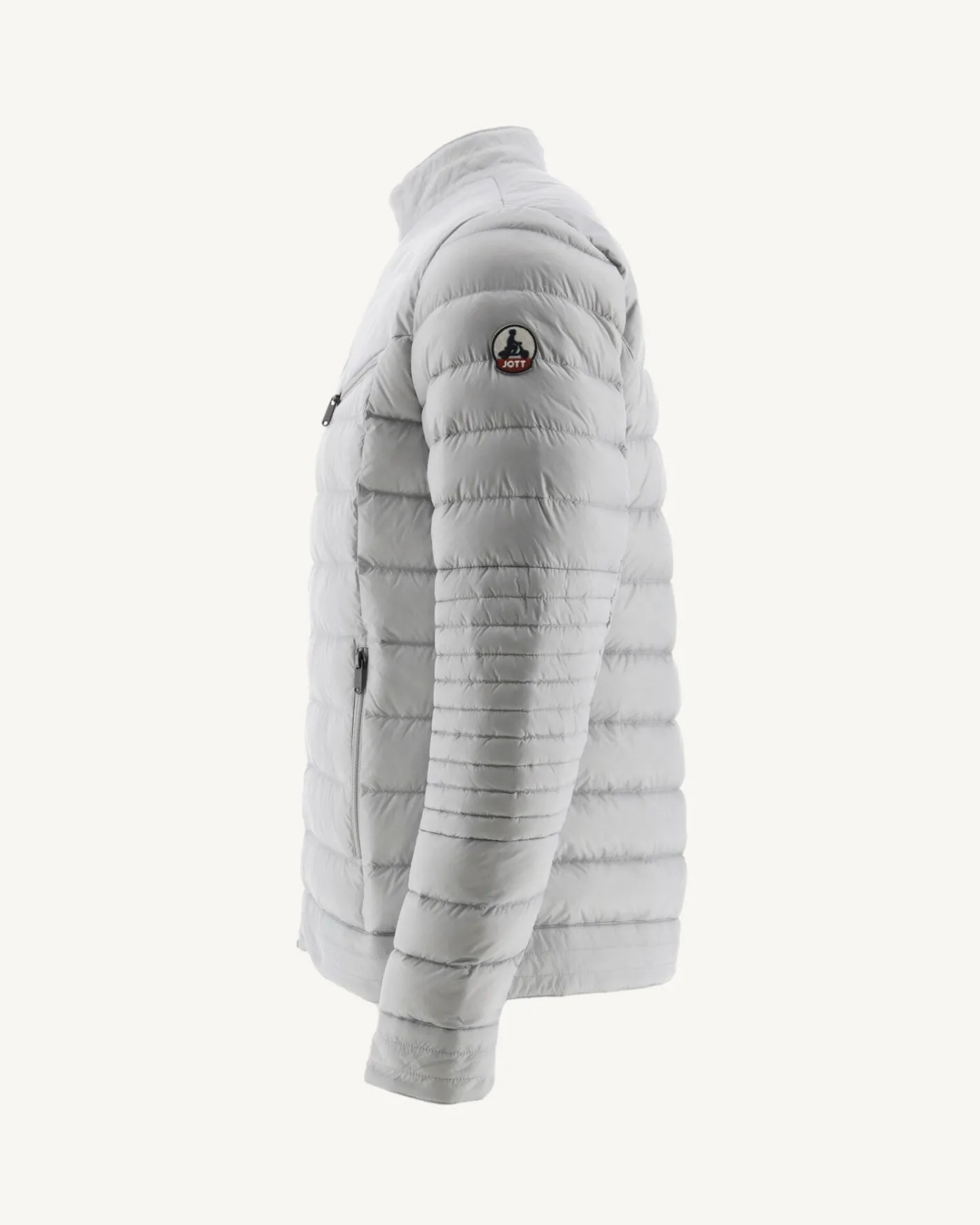 Donzen Jassen & Jacks-JOTT Doudoune Gris Clair David 532 Soft Grey