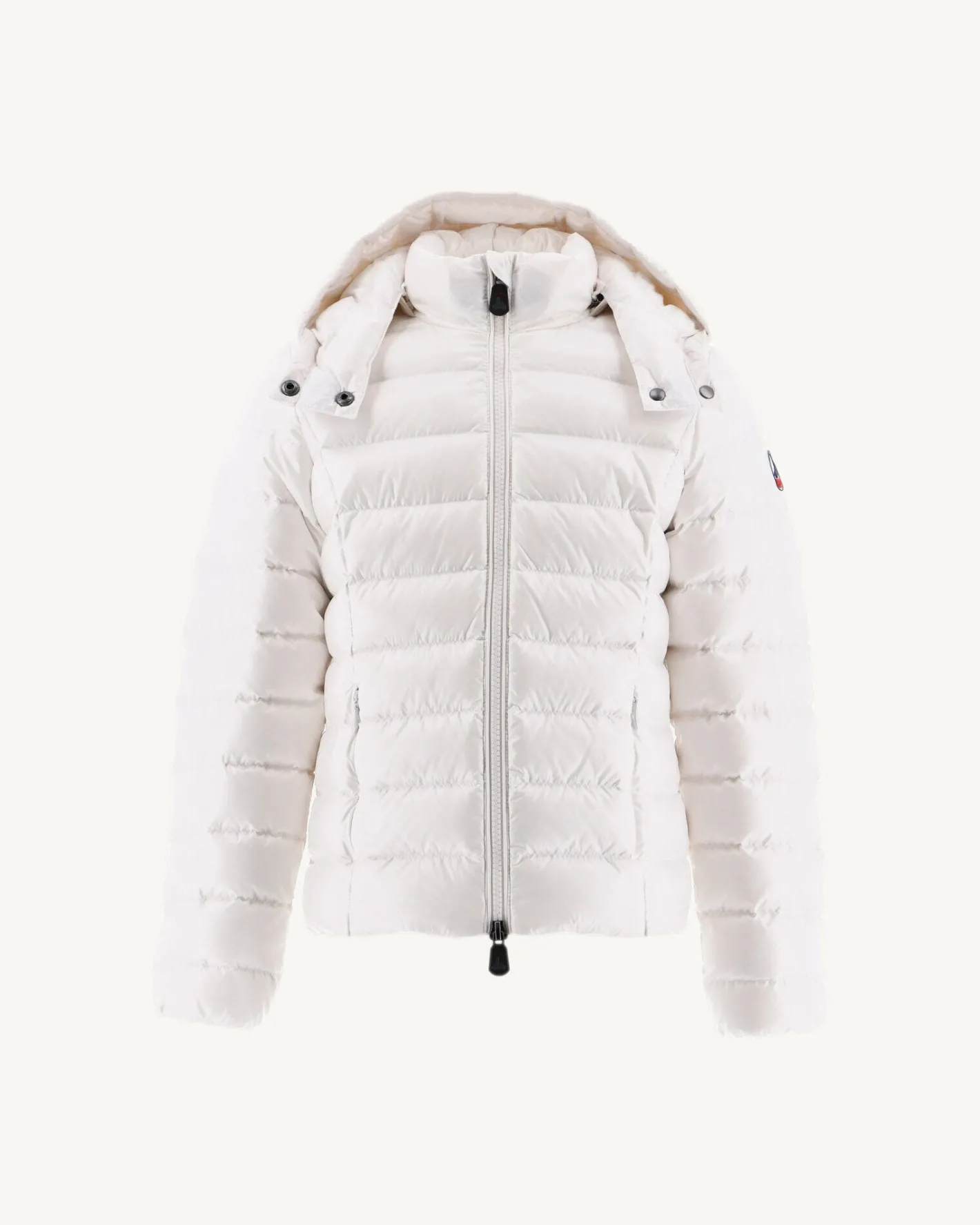 Donzen Jassen-JOTT Doudoune Laquee A Capuche Enfant Grand Froid Blanc Opale 901 Blanc