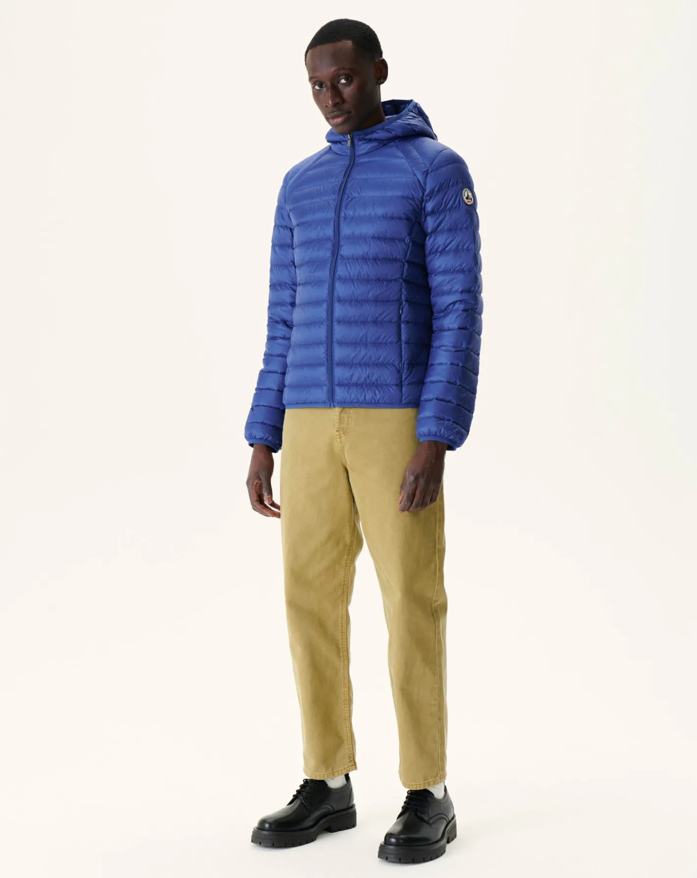 Donzen Jassen & Jacks-JOTT Doudoune Legere A Capuche Dark Denim Nico 195 Dark Denim