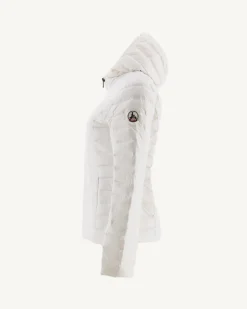 Donzen Jassen & Jacks-JOTT Doudoune Legere A Capuche Blanc Cloe 901 Blanc