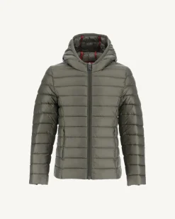 Donzen Jassen-JOTT Doudoune Legere A Capuche Enfant Army Carla 255 Army