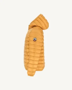 Donzen Jassen-JOTT Doudoune Legere A Capuche Enfant Moutarde Hugo 621 Moutarde