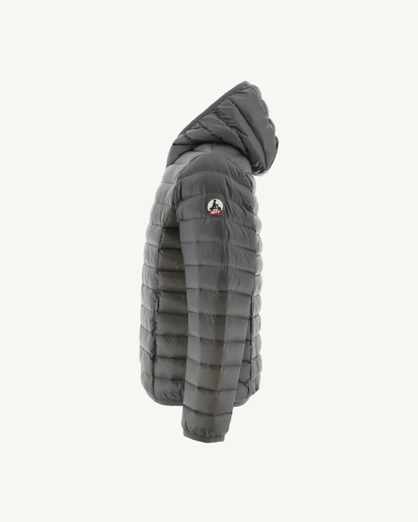 Donzen Jassen-JOTT Doudoune Legere A Capuche Enfant Anthracite Hugo 504 Anthracite