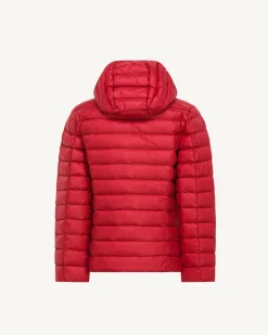 Donzen Jassen-JOTT Doudoune Legere A Capuche Enfant Rouge Carla 300 Red