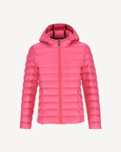 Donzen Jassen-JOTT Doudoune Legere A Capuche Enfant Rose Carla 453 Rose