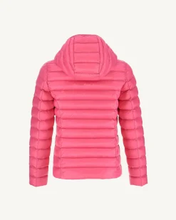 Donzen Jassen-JOTT Doudoune Legere A Capuche Enfant Rose Carla 453 Rose
