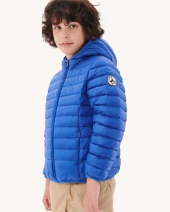 Donzen Jassen-JOTT Doudoune Legere A Capuche Enfant Bleu Roi Hugo 103 Bleu Roi