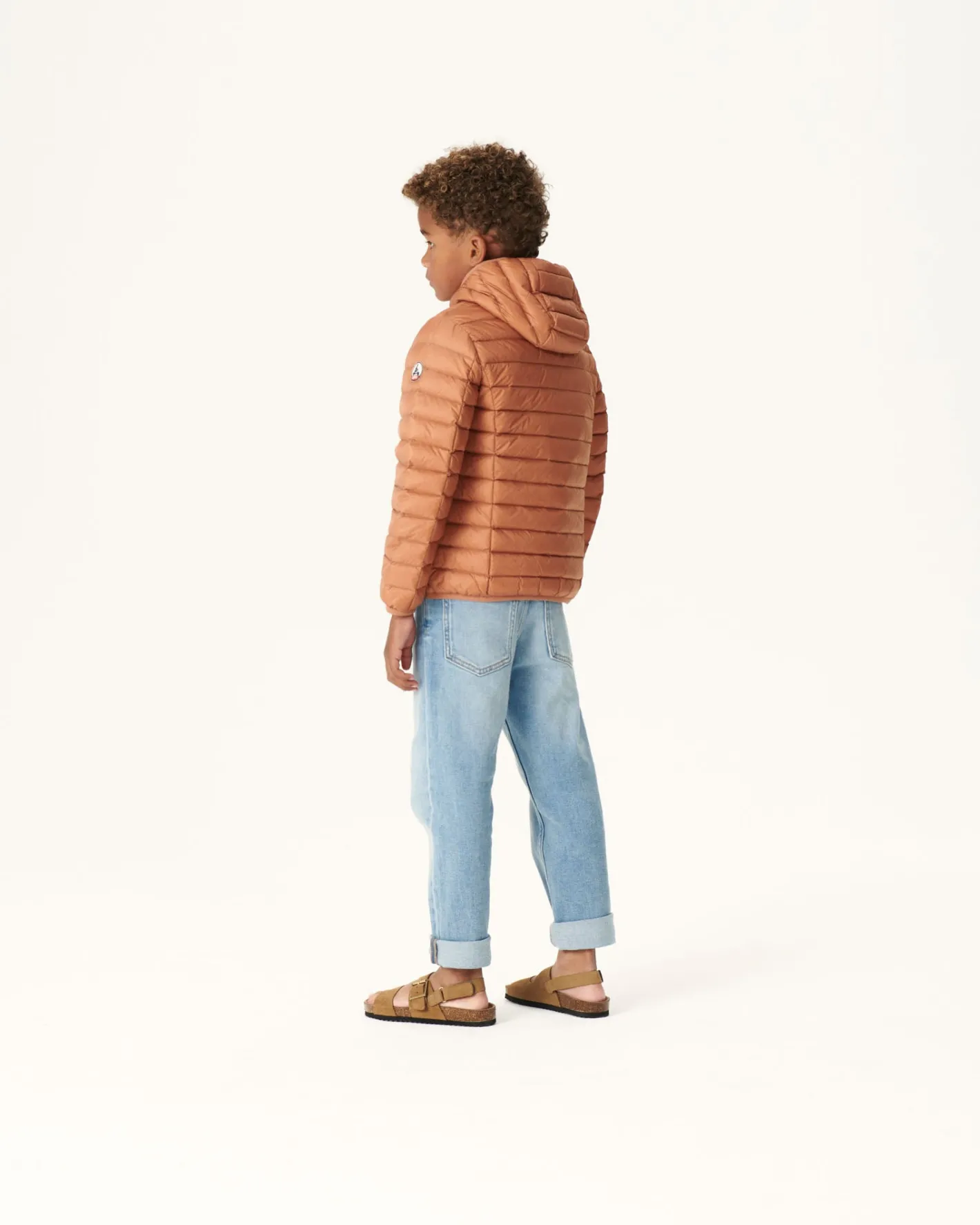 Donzen Jassen-JOTT Doudoune Legere A Capuche Enfant Camel Hugo 839 Camel