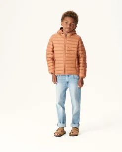 Donzen Jassen-JOTT Doudoune Legere A Capuche Enfant Camel Hugo 839 Camel