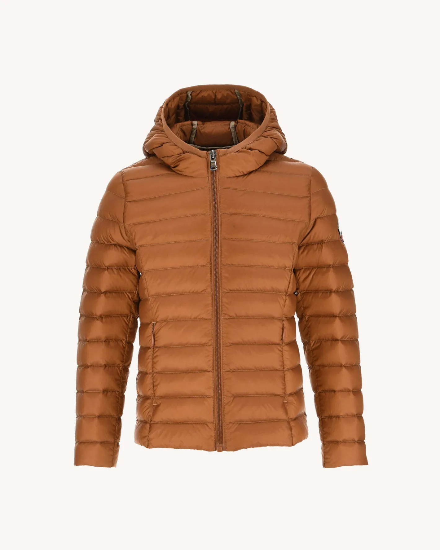 Donzen Jassen-JOTT Doudoune Legere A Capuche Enfant Caramel Carla 811 Caramel