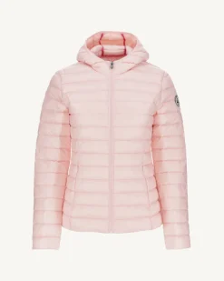 Donzen Jassen & Jacks-JOTT Doudoune Legere A Capuche Rose Clair Cloe 401 Rose Clair
