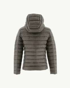 Donzen Jassen-JOTT Doudoune Legere A Capuche Enfant Taupe Carla 808 Taupe