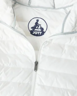 Donzen Jassen & Jacks-JOTT Doudoune Legere A Capuche Blanc Nico 901 Blanc