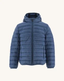 Donzen Jassen-JOTT Doudoune Legere A Capuche Enfant Bleu Jeans Hugo 140 Blue Jeans