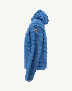 Donzen Jassen & Jacks-JOTT Doudoune Legere A Capuche Bleu Nico 178 Bleu