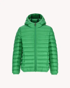 Donzen Jassen-JOTT Doudoune Legere A Capuche Enfant Vert Hugo 241 Vert