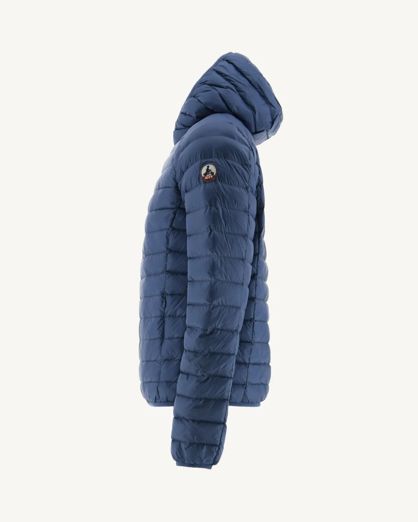 Donzen Jassen & Jacks-JOTT Doudoune Legere A Capuche Bleu Jeans Nico 140 Blue Jeans