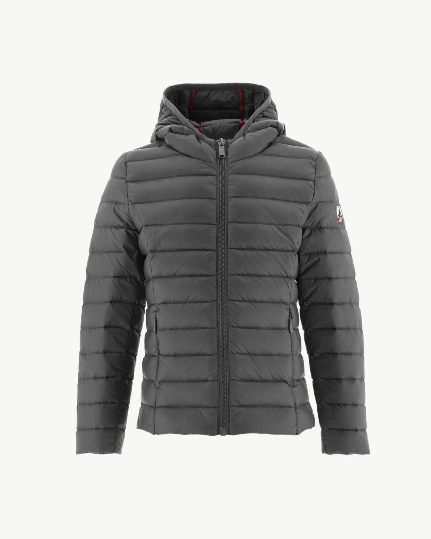 Donzen Jassen-JOTT Doudoune Legere A Capuche Enfant Anthracite Carla 504 Anthracite