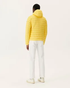 Donzen Jassen & Jacks-JOTT Doudoune Legere A Capuche Jaune Clair Nico 627 Soft Yellow