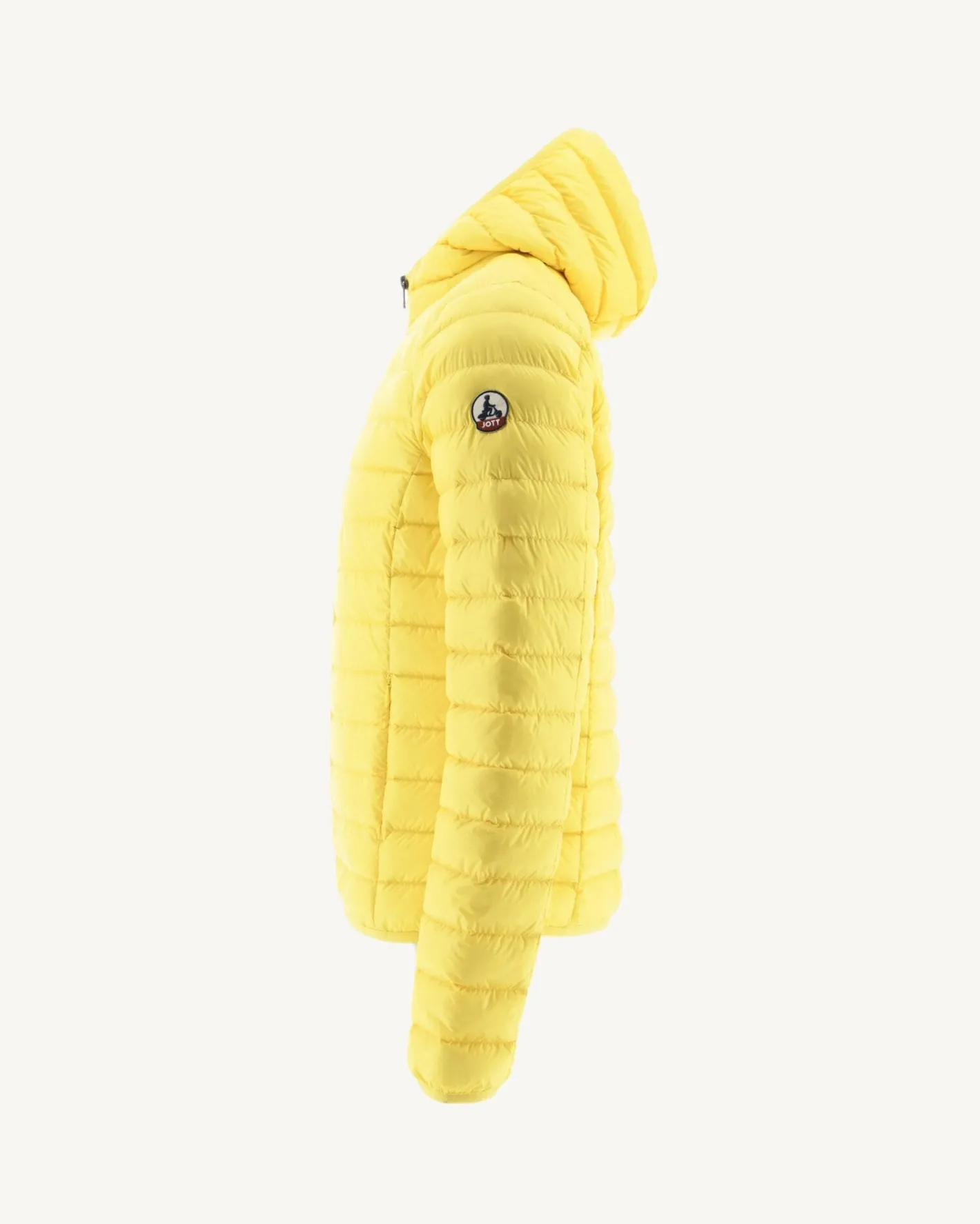 Donzen Jassen & Jacks-JOTT Doudoune Legere A Capuche Jaune Clair Nico 627 Soft Yellow