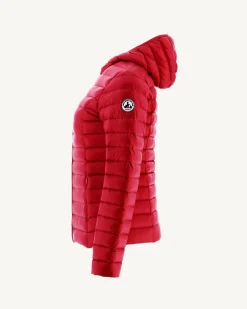 Donzen Jassen & Jacks-JOTT Doudoune Legere A Capuche Rouge Cloe 300 Red